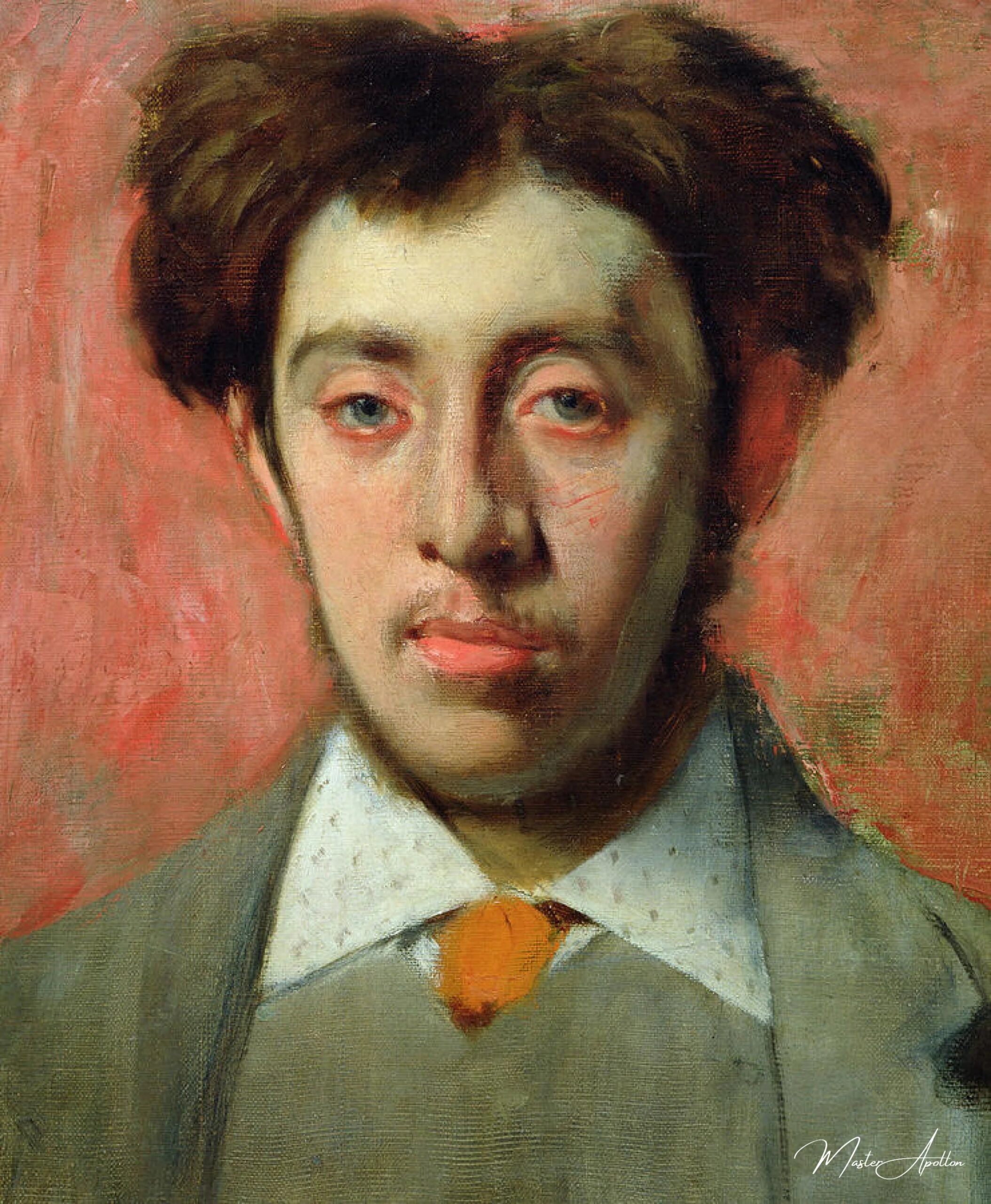 Alberto Mélidan muotokuva - Edgar Degas