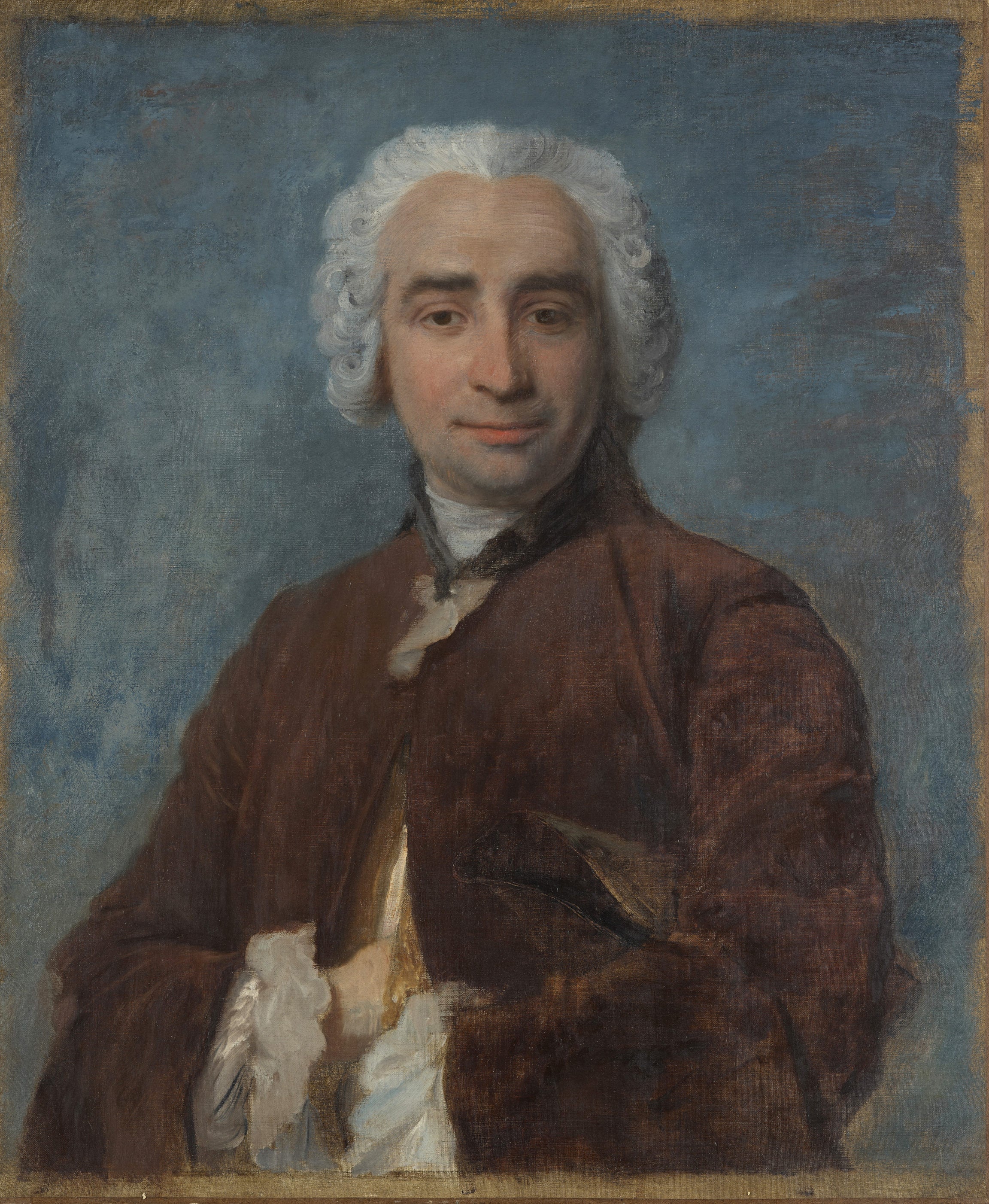 Miehen muotokuva, Maurice Quentin de La Tourin mukaan - Edgar Degas