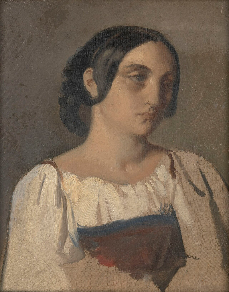 Italialaisen muotokuva - Théodore Chassériau