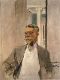 Charles M. Kurtzin muotokuva, Albrightin taidegallerian perustaja (1905-1909) - Joaquín Sorolla