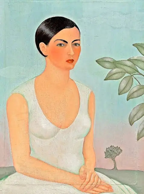 Reproduction du tableau « Portrait de Cristina, ma sœur - Frida Kahlo » par Alpha Reproduction en peinture à l’huile