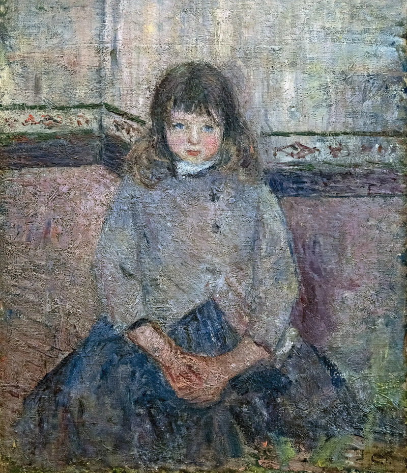 Félix Pissarron muotokuva hameessa - Camille Pissarro