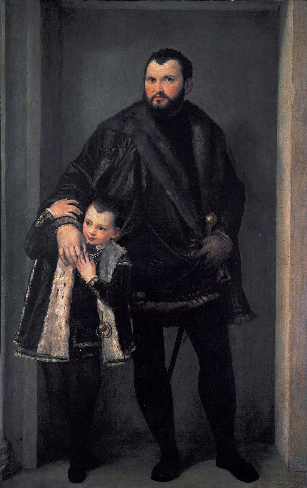 Portrait de Iseppo da Porto et fils Adriano - Paul Véronèse