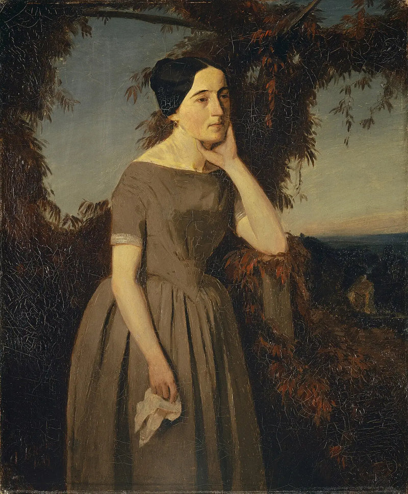 Louisa Schmidin muotokuva - Arnold Böcklin
