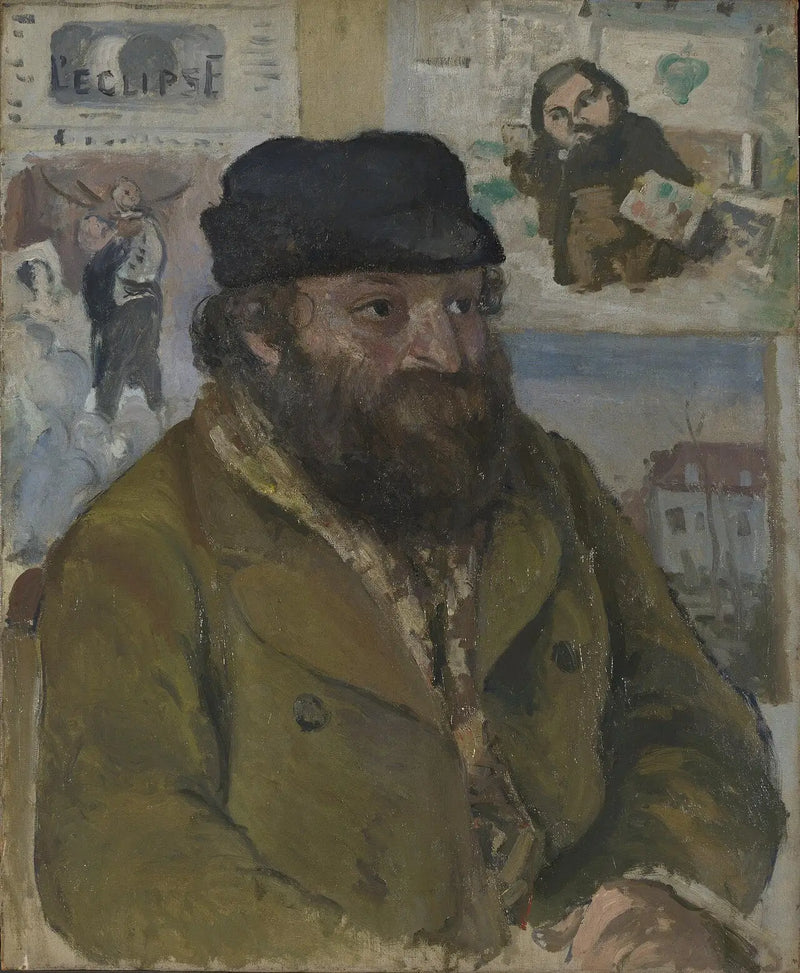 Paul Cézannen muotokuva - Camille Pissarro