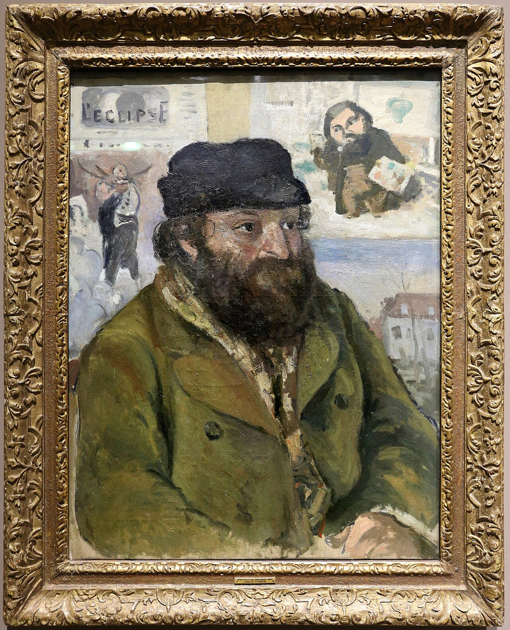 Paul Cézannen muotokuva - Camille Pissarro
