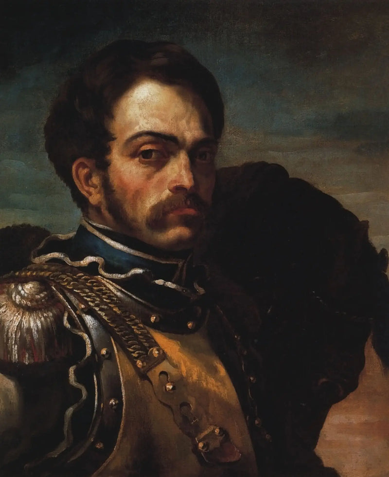 Karabiinimiehen muotokuva - Théodore Géricault