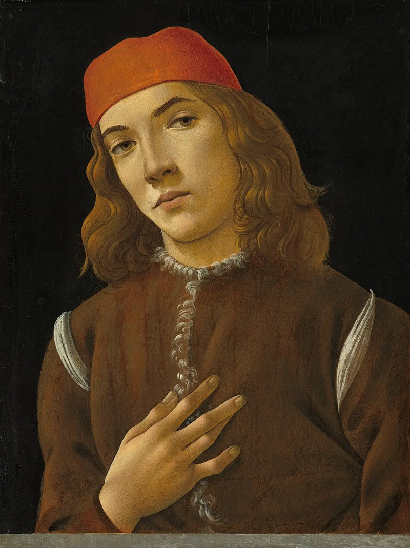 Nuoren miehen muotokuva - Sandro Botticelli