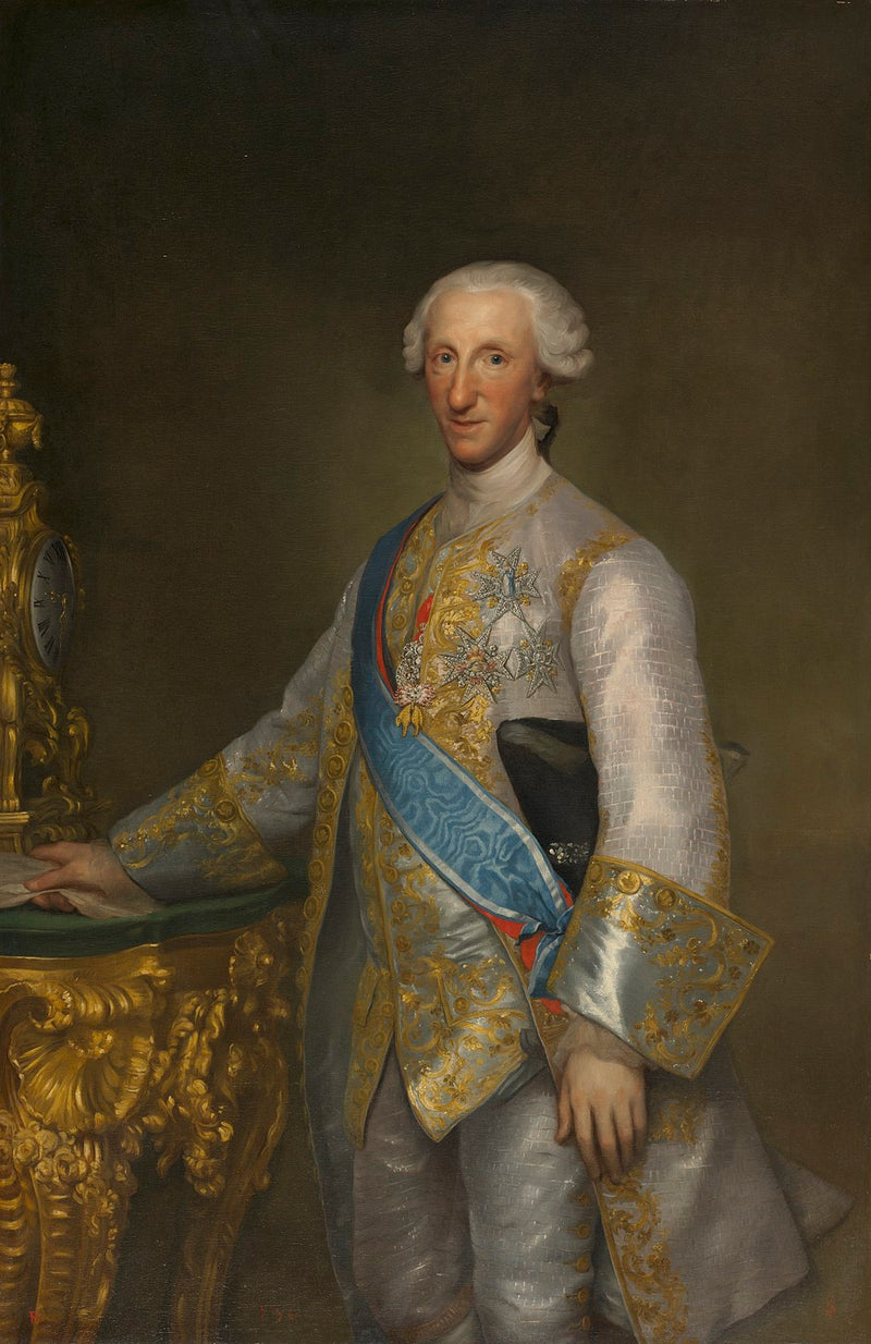 Don Luis de Bourbonin lapsen muotokuva - Anton Raphael Mengs