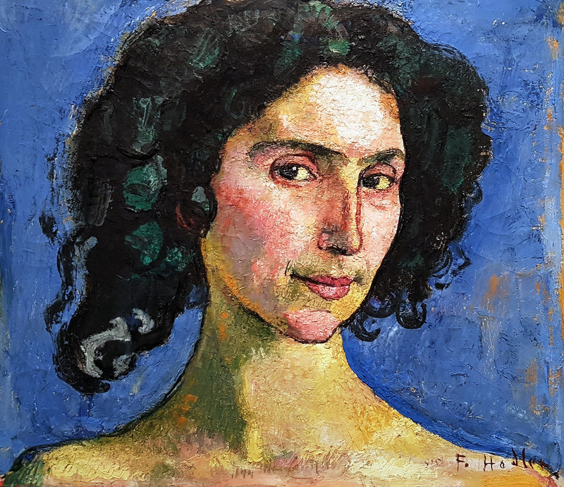 Tanssija Giulia Leonardin muotokuva - Ferdinand Hodler
