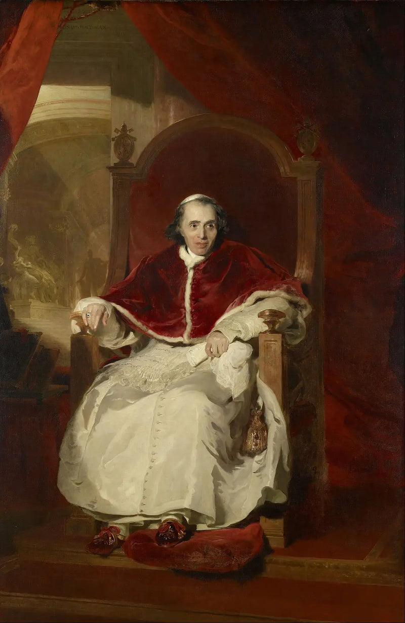 Pappi Pius VII:n muotokuva - Thomas Lawrence