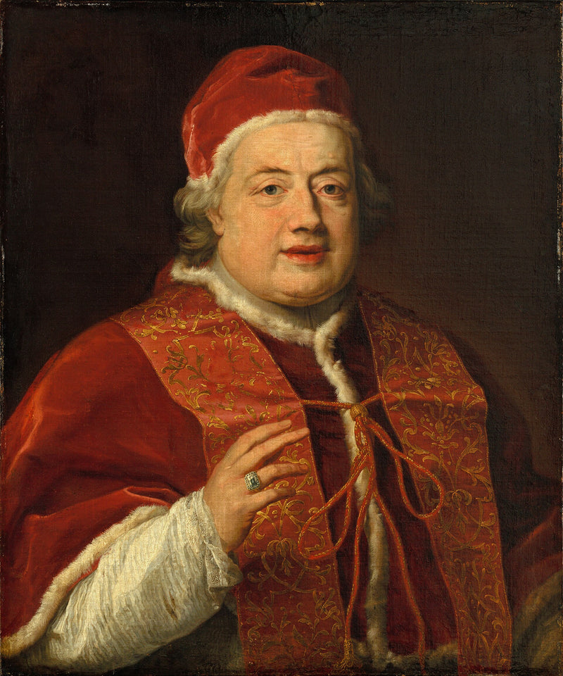 Päänäyttöinen muotokuva paavi Klemens XIII:sta - Pompeo Batoni