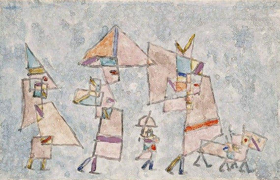 Kävely Itämaassa (Spazier Gang im Orient) - Paul Klee