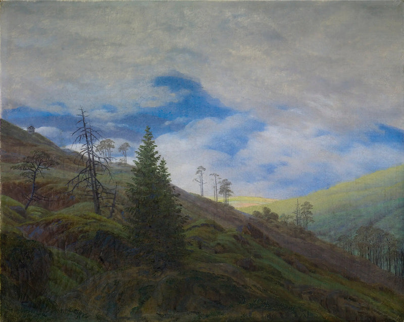 Auringonsäde Riesengebirgessä - Caspar David Friedrich