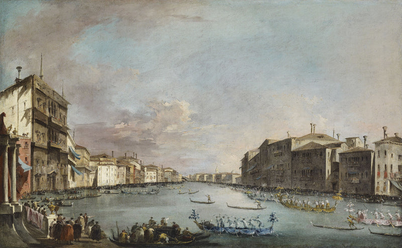 Venetsian regatta - Francesco Guardi