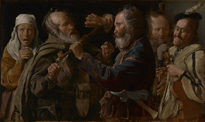 Rixe de musiciens - Georges de La Tour - Alpha Reproduction