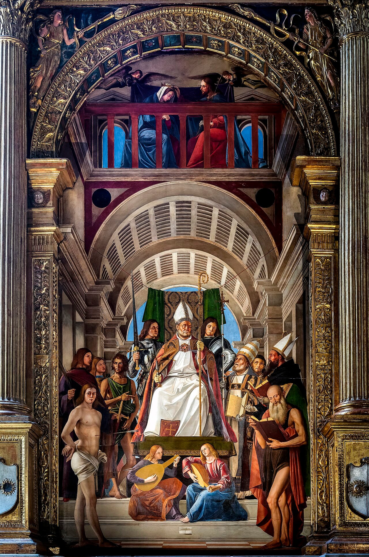 Saint Amroise des Milanais - Alvise Vivarini