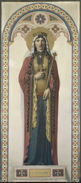 Pyhä Clotilde, Clovis'n vaimo - Jean-Auguste-Dominique Ingres