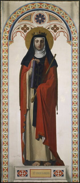 Pyhä Radegonde Poitiersista - Jean-Auguste-Dominique Ingres