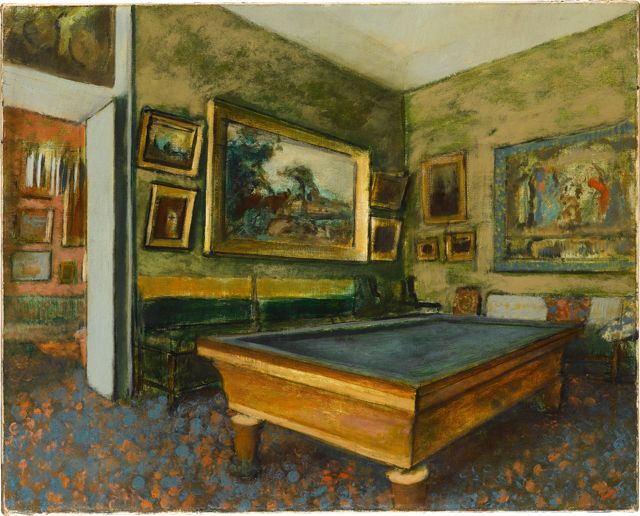 Biljardihuone - Edgar Degas