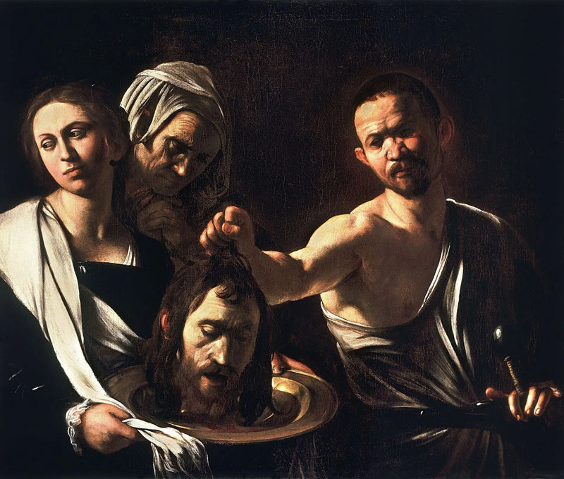 Salome pyhän Johannes Kastajan pään kanssa - Caravaggio