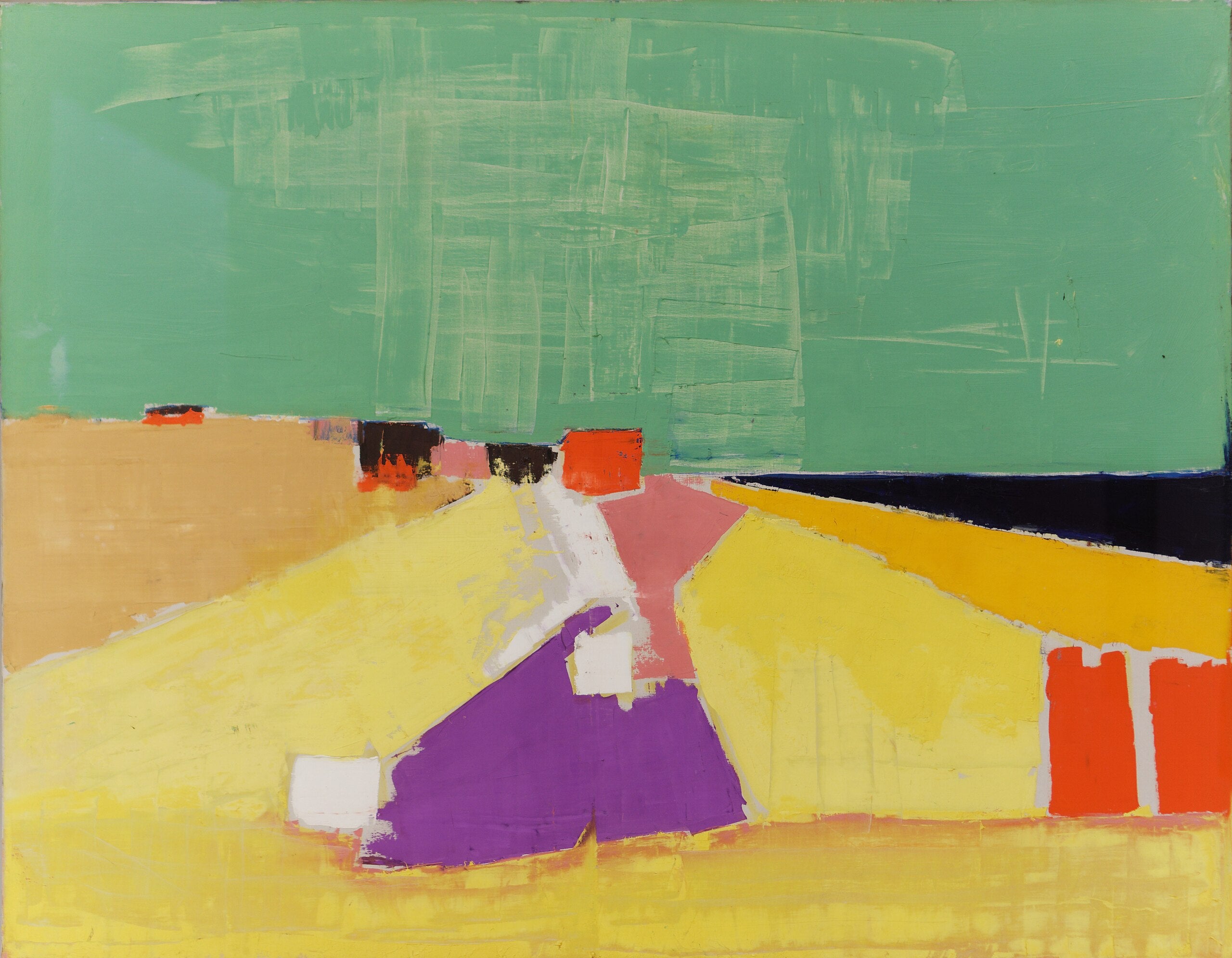 Sicile ; Vue d'Agrigente - Nicolas de Staël