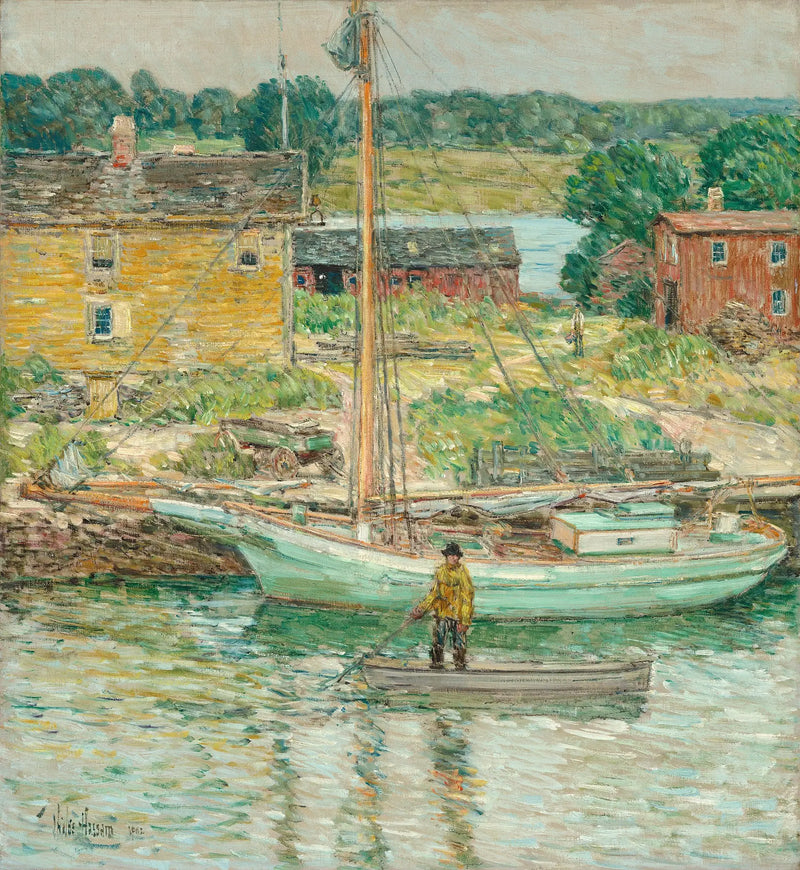 Osterislootti, Cos Cob - Childe Hassam