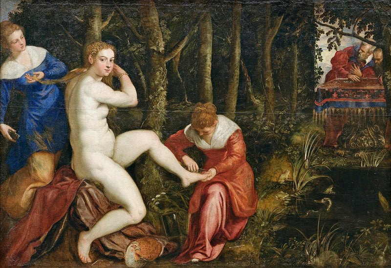 Suzanne kylvyssä - Jacopo Tintoretto