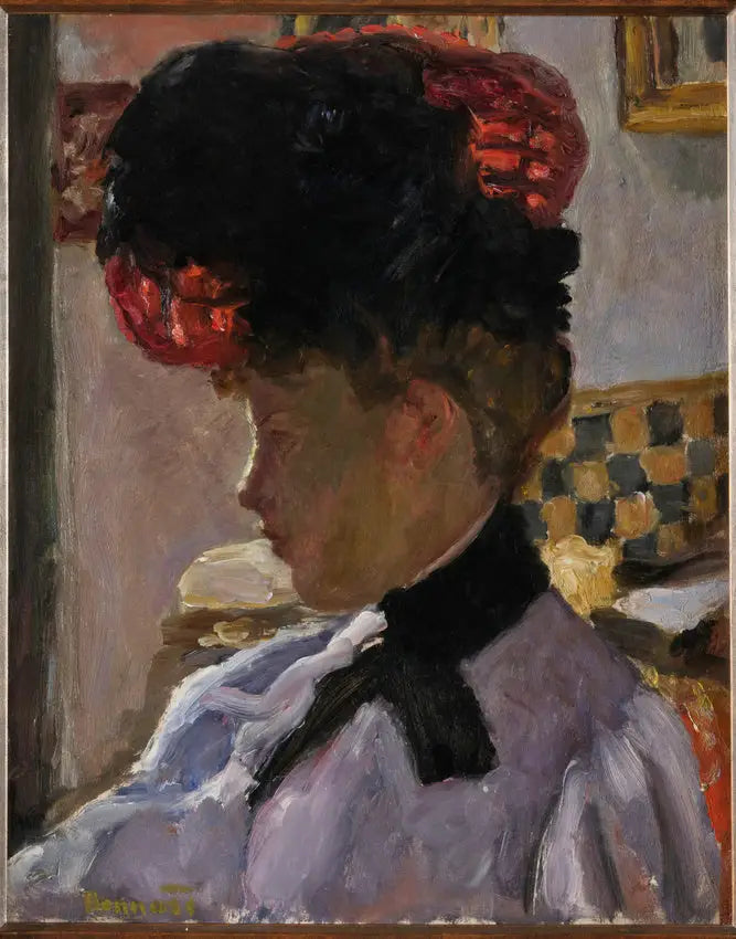 Naisten pää vastavaloon - Pierre Bonnard