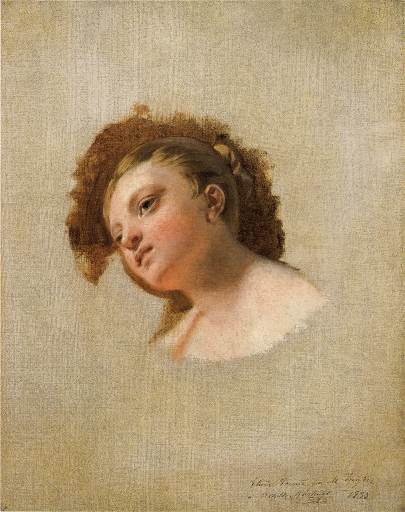 Nuoren naisen pää - Jean-Auguste-Dominique Ingres