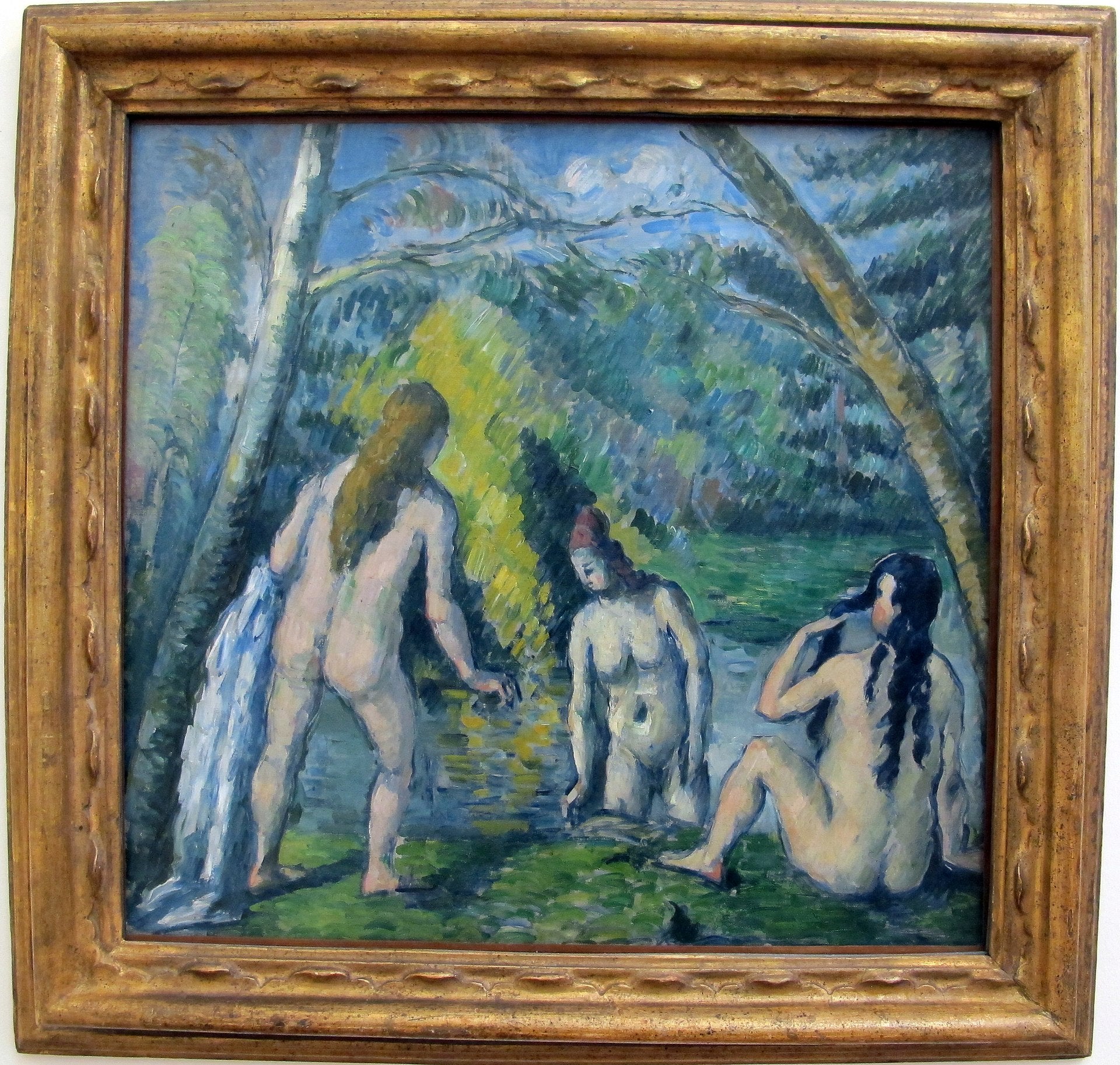Kolme uimaria - Paul Cézanne