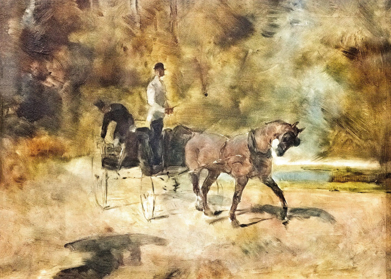 Dog-cart - Henri de Toulouse-Lautrec