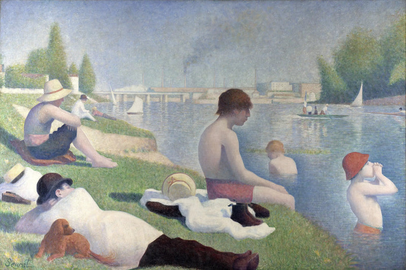Uiminen Asnières'ssa - Georges Seurat