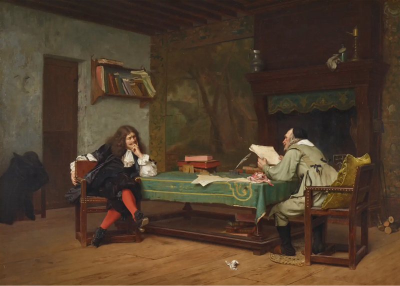 Yhteistyö (Molière ja Corneille - Jean-Léon Gérôme