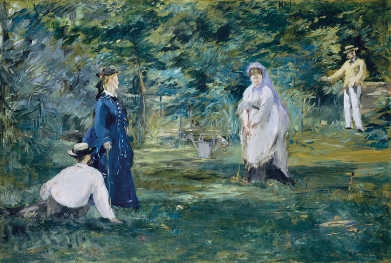 Croquet-peli - Édouard Manet