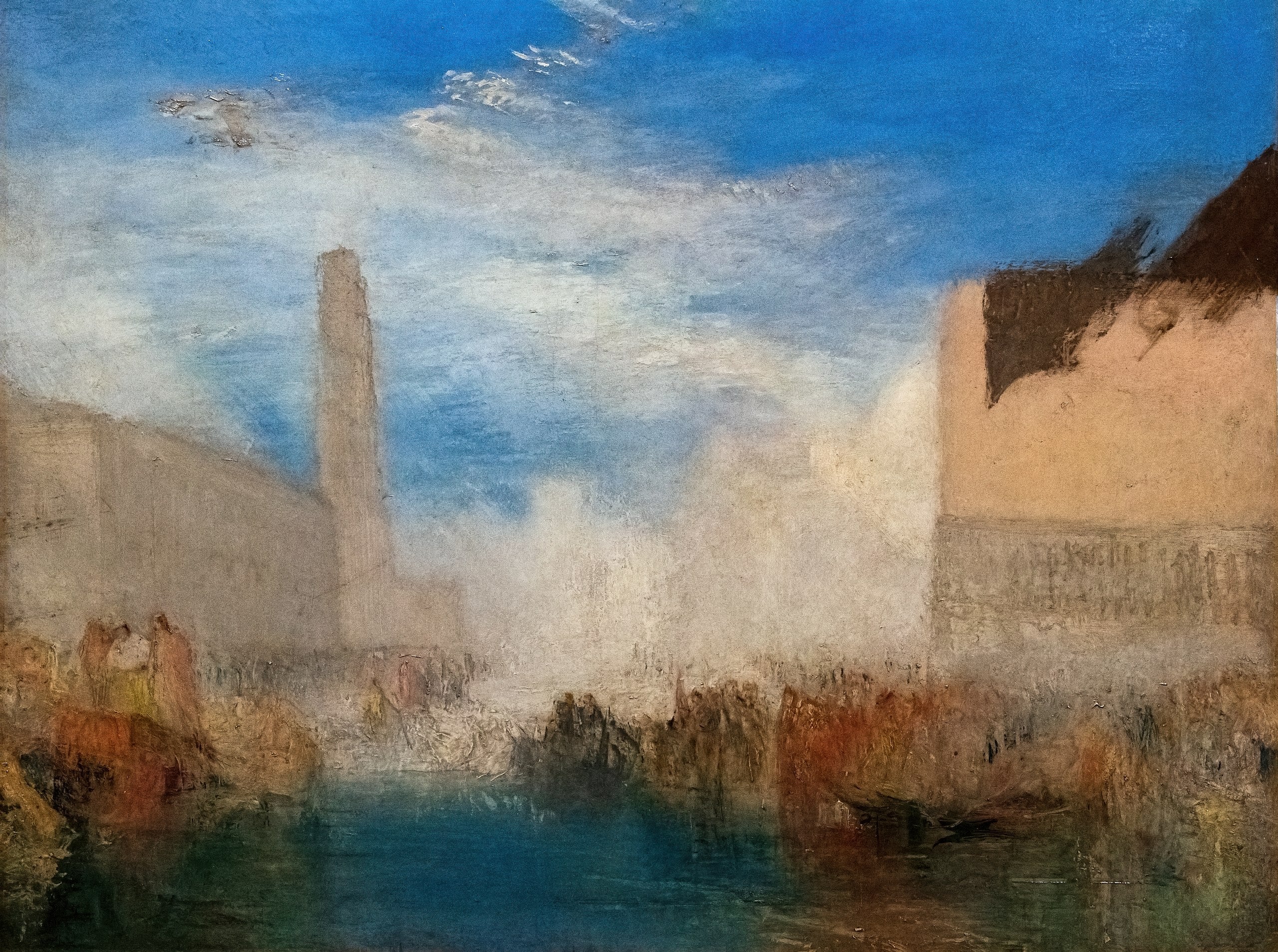 Reproduction du tableau « Venice, the Piazzetta with the Ceremony of the Doge Marrying the Sea - J. M. W. Turner » par Alpha Reproduction en peinture à l’huile