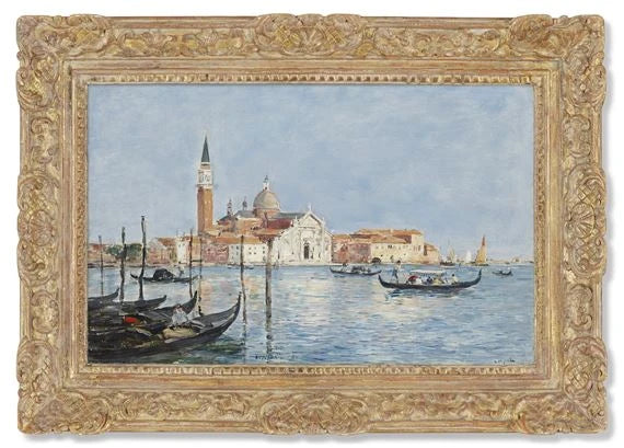 Venetsia, San Giorgio - Eugène Boudin