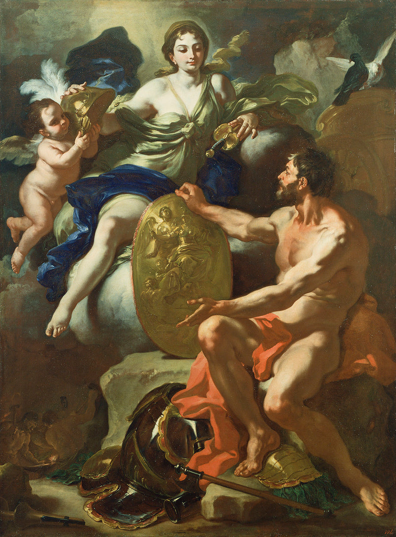 Venus Vulkaanin takomossa - Francesco Solimena