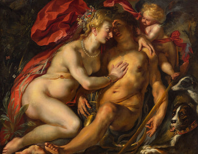 Vénus et Adonis - Jacob Jordaens