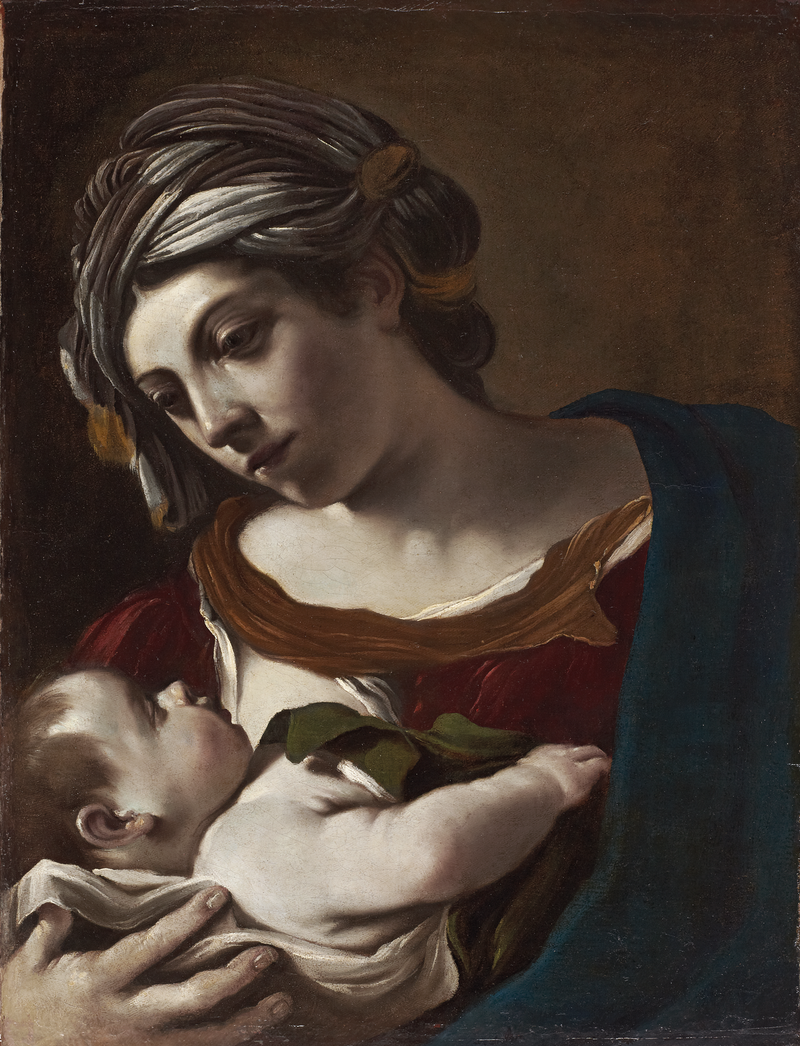 Neitsyt ja lapsi - Guercino