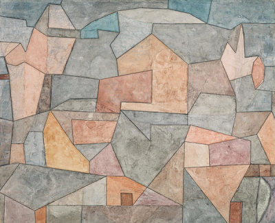 Kylä kallioiden keskellä (Ort in Felsen) - Paul Klee