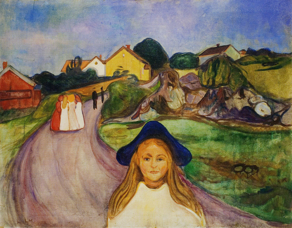 Åsgårdstrandin katu - Edvard Munch