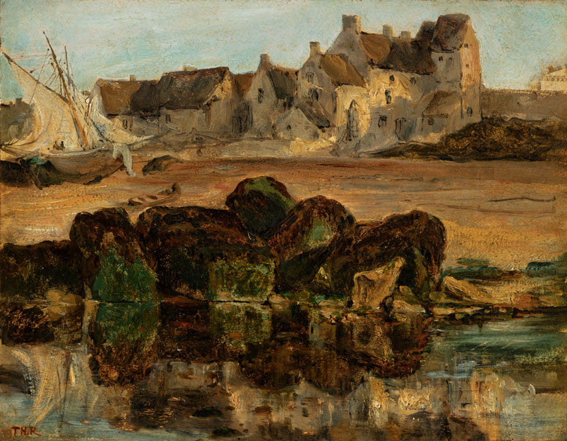 village de pêcheurs - Théodore Rousseau