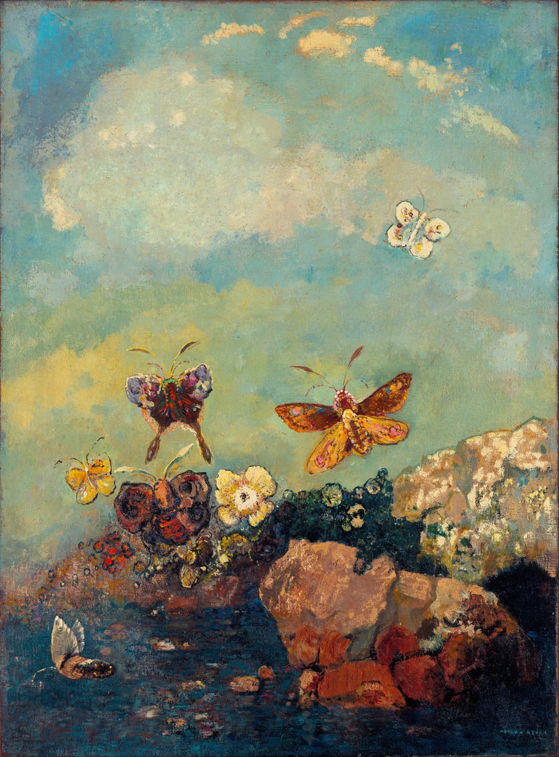 Papillons - Odilon Redon