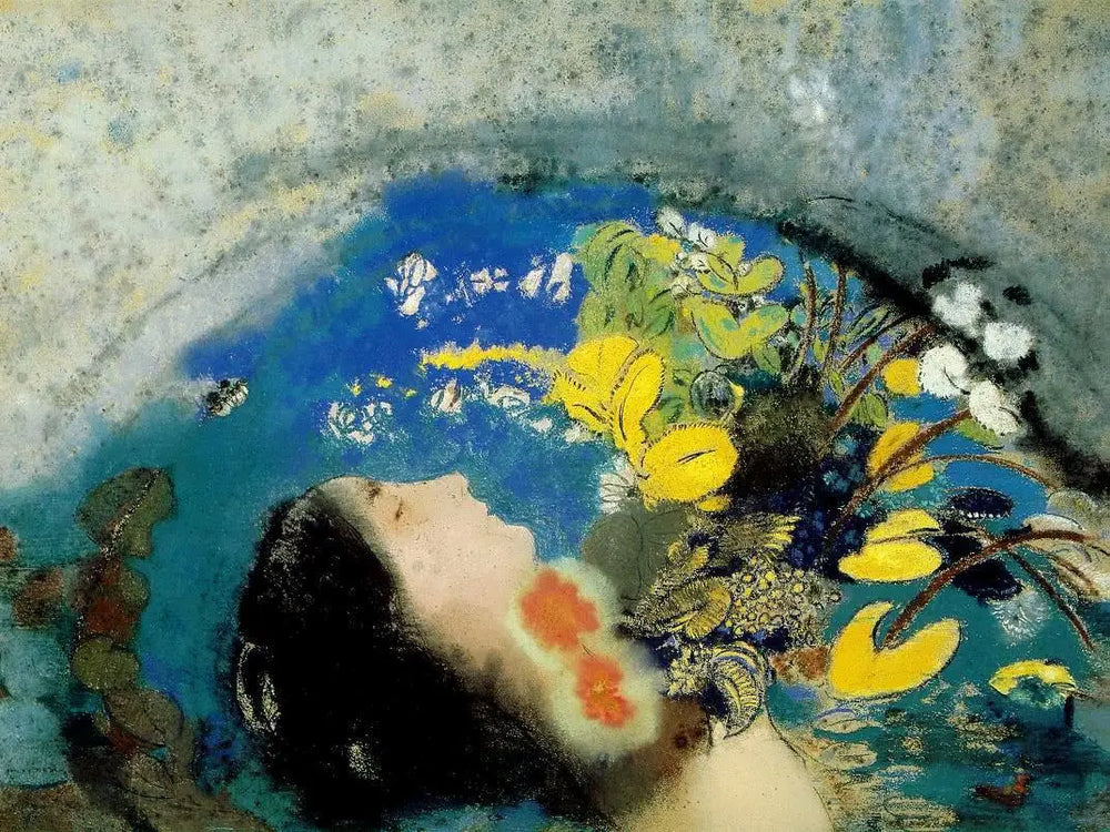 Ophélie (DWC) - Odilon Redon - Alpha Reproduction
