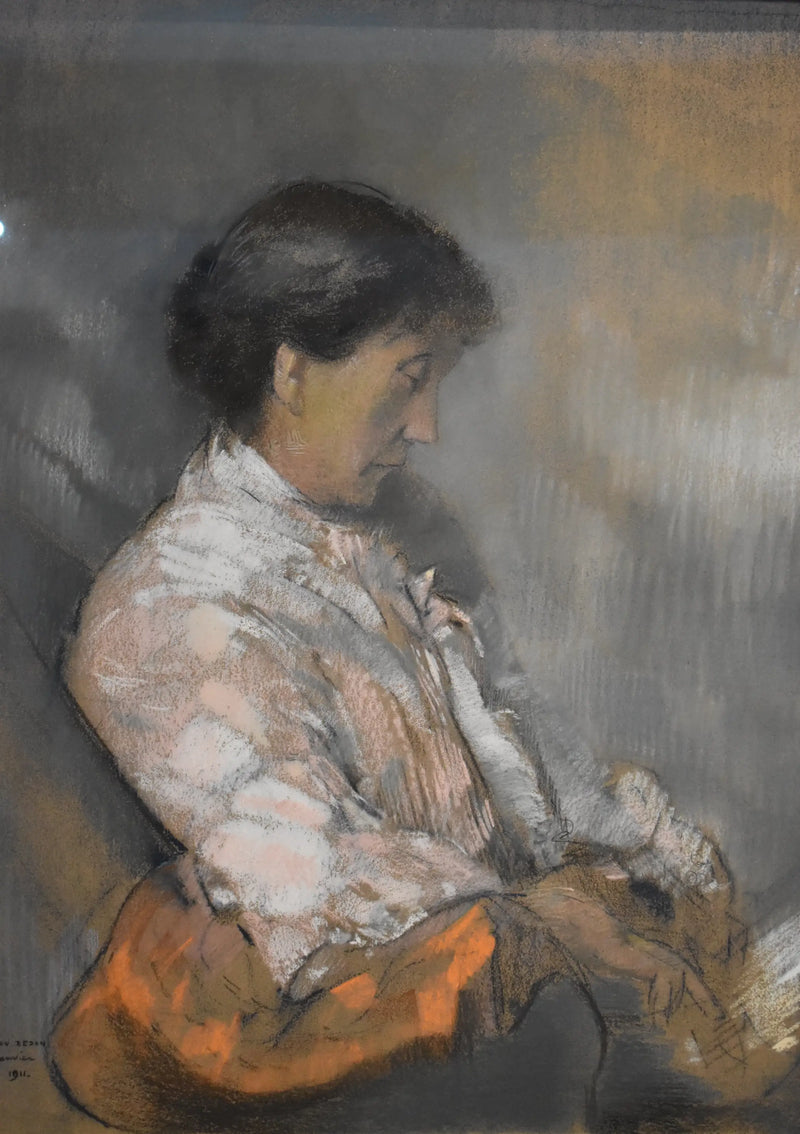 Madame Redonin muotokuva - Odilon Redon