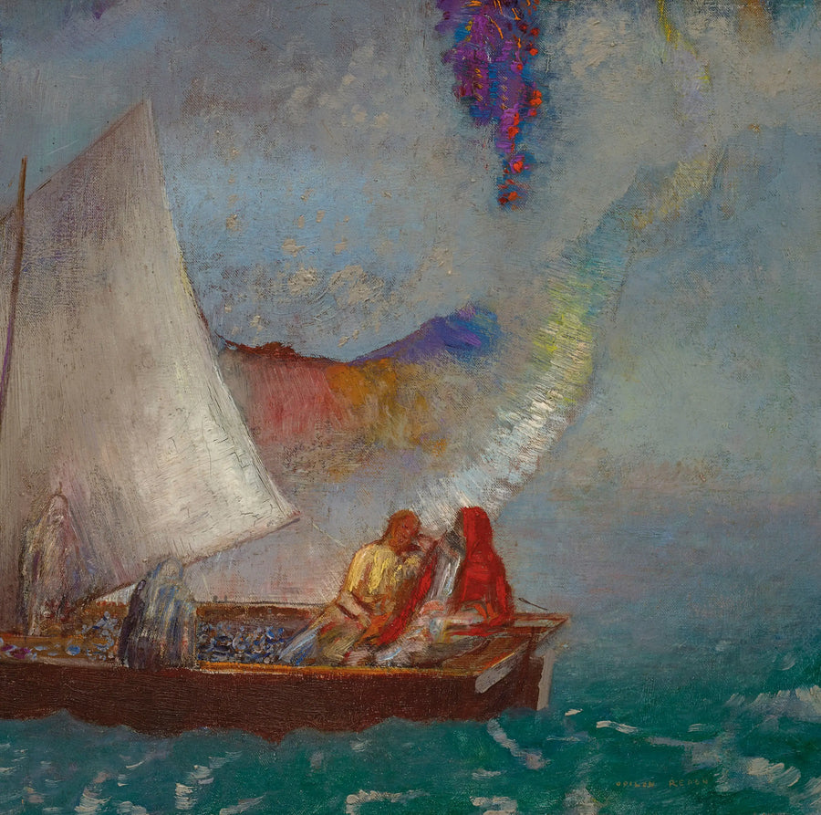 Harmaa purje - Odilon Redon