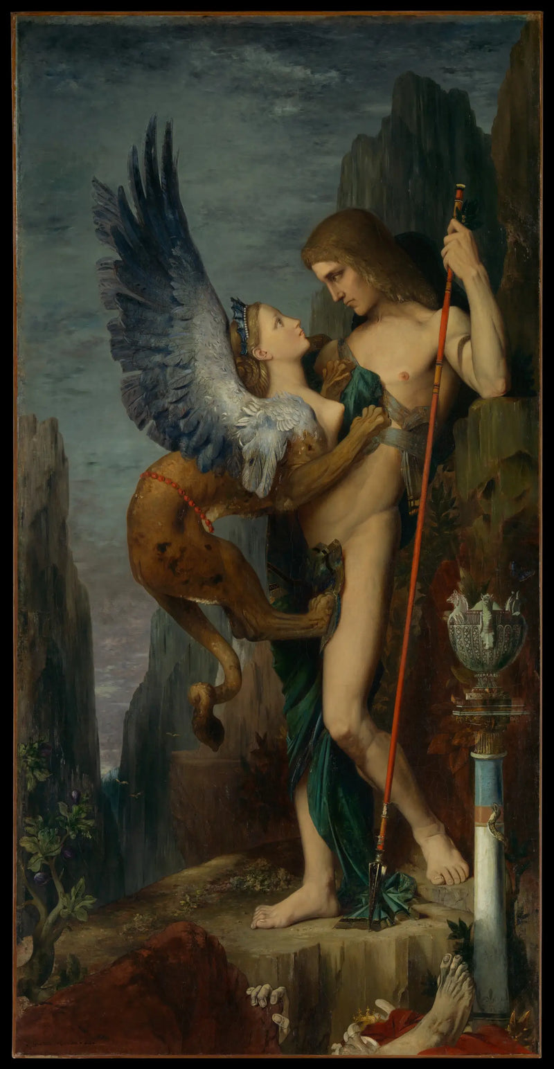 Œdipe ja Sfinks - Gustave Moreau