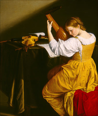 La Joueuse de luth - Orazio Gentileschi - Alpha Reproduction