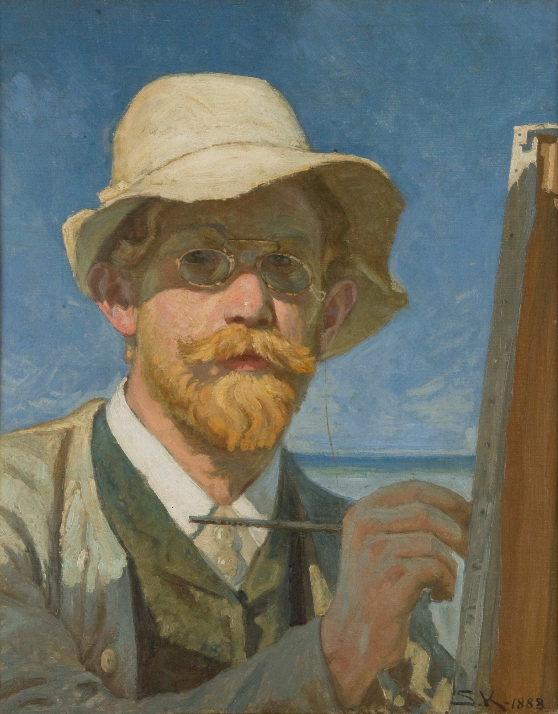 Itseportraiitti - Peder Severin Krøyer